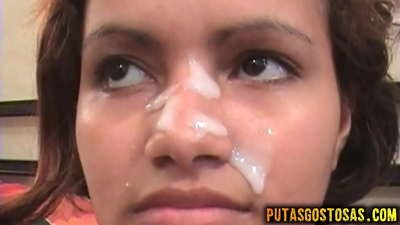 Tinka accipit cum super faciem eius post ani sexus